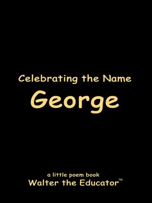 cover image of Celebrating the Name George